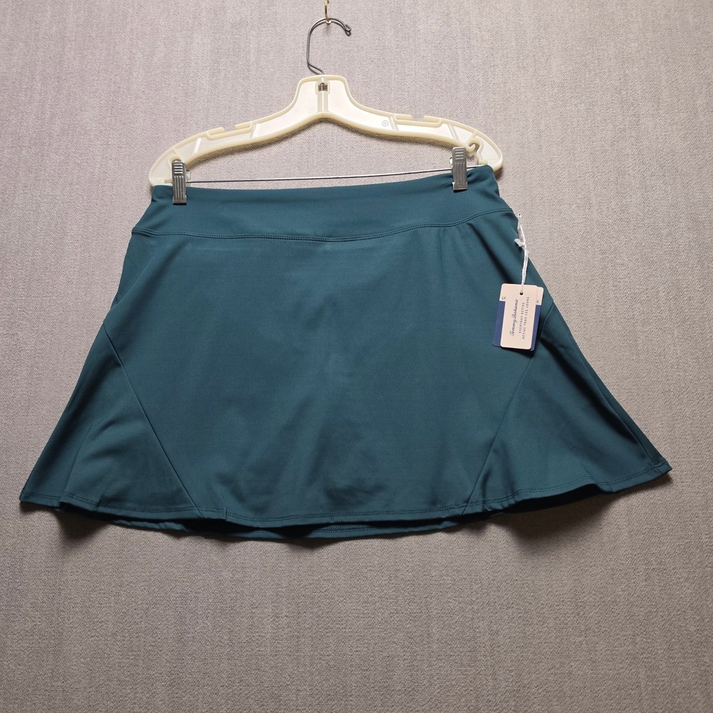 Tommy Bahama Everyday Active Skort Women Large Teal Green Athletic Golf Skirt